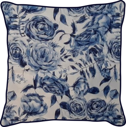 Blue Rose Scatter Cushion